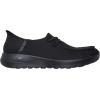 Skechers Women’s Hands Free Slip-ins Go Walk Joy Moc Toe Casual Shoe Sneaker(Black/Black)