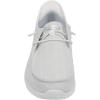 Skechers Women’s Hands Free Slip-ins Go Walk Joy Moc Toe Casual Shoe Sneaker(White-silver)