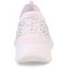 Skechers Women’s Hands Free Slip-ins Ultra Flex 3.0 Sparkled Stones Sneaker(Wht=white)