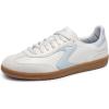 Skechers Women’s Hotshot-Kickoff Sneaker(Natural/Blue)