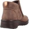 Skechers Women’s Lovely Vibe-Fall in Bloom Ankle Boot(Chocolate Microleather)