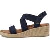 Skechers Women’s Martha Stewart Arch Fit Beverlee-Brentwood Wedge Sandal(Navy)