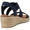 Skechers Women’s Martha Stewart Arch Fit Beverlee-Brentwood Wedge Sandal(Navy)