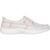 Skechers Women’s Martha Stewart On-The-go Flex Radiant Hands Free Slip-ins Sequin Boat Shoe(Natural)