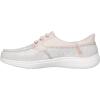 Skechers Women’s Martha Stewart On-The-go Flex Radiant Hands Free Slip-ins Sequin Boat Shoe(Natural)