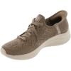 Skechers Women’s Martha Stewart Ultra Flex 3.0-Back on Track Hands Free Slip-ins Sneaker(Mocha=moc)