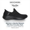 Skechers Women’s Martha Stewart Ultra Flex 3.0-Neptune Sneaker(Black)