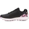 Skechers Women’s Max Arch Fit Golf Shoe Sneaker(Black Floral Waterproof)