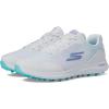 Skechers Women’s Max Arch Fit Golf Shoe Sneaker(White/Multi Splash Waterproof)