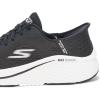 Skechers Women’s Max Cushioning Elite 2.0 Vanish Hands Free Slip-ins Sneaker(Black/White)