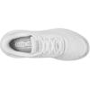 Skechers Women’s Max Cushioning Glide Step Caledonia Hands Free Slip-ins Sneaker(White/Silver)