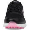 Skechers Women’s Max Fairway 4 Spikeless Golf Shoe(Black/Pink)