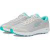 Skechers Women’s Max Fairway 4 Spikeless Golf Shoe(Gray/Turquoise)