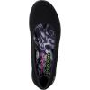 Skechers Women’s Microburst One up Fashion Sneaker(Black)