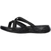 Skechers Women’s On-The-go 600 Dainty Flat Sandal(Black/Grey)