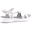 Skechers Women’s On-The-go 600-Brilliancy Sport Sandal(White/Grey)