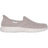 Skechers Women’s On-The-go Flex-Excellency Hands Free Slip-ins Loafer Flat(Taupe)