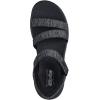 Skechers Women’s On-The-go Glide Step 2.0 Hands Free Slip-ins Sandal-Giselle Fisherman(Black/Grey)