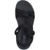 Skechers Women’s On-The-go Glide Step 2.0 Sandal – Rowen Fisherman(Black/Grey)