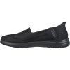 Skechers Women’s On-the-GO Flex – Top Notch Slip-In Sneakers(Black/Black)