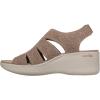 Skechers Women’s Pier-lite-Memory Maker Wedge Sandal(Mocha)