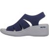 Skechers Women’s Pier-lite-Memory Maker Wedge Sandal(Navy)