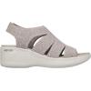 Skechers Women’s Pier-lite-Memory Maker Wedge Sandal(Taupe)