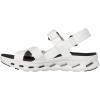 Skechers Women’s Quarter Strap Fisherman Sandal(White/Black)