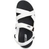 Skechers Women’s Quarter Strap Fisherman Sandal(White/Black)