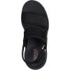 Skechers Women’s Quarter Strap Sandal(Black/Rose Gold)