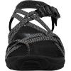 Skechers Women’s Reggae Irie Mon Flip-Flop Sandals(Black/Grey)