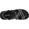 Skechers Women’s Reggae Irie Mon Flip-Flop Sandals(Black/Grey)