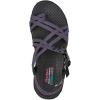 Skechers Women’s Reggae Irie Mon Flip-Flop Sandals(Black/Multi)