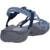 Skechers Women’s Reggae Irie Mon Flip-Flop Sandals(Navy/Blue)