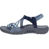 Skechers Women’s Reggae Irie Mon Flip-Flop Sandals(Navy/Blue)