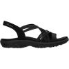 Skechers Women’s, Reggae Slim – Simply Stretch Sandal(Black)
