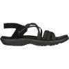 Skechers Women’s Reggae Slim – Takes Two Sandal(Black/Black)