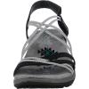 Skechers Women’s Reggae Slim – Takes Two Sandal(Black/Charcoal)