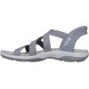 Skechers Women’s Reggae Slim-Stretch Flex Hands Free Slip-ins Sandal(Grey)