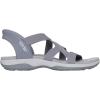 Skechers Women’s Reggae Slim-Stretch Flex Hands Free Slip-ins Sandal(Grey)