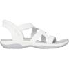 Skechers Women’s Reggae Slim-Stretch Flex Hands Free Slip-ins Sandal(White)