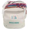 Skechers Women’s Reggae-Sew Me-Boho Woven Strappy Slingback Sandal(White Multi)
