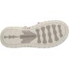 Skechers Women’s Reggae-Sew Me-Boho Woven Strappy Slingback Sandal(White Multi)