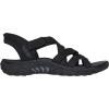 Skechers Women’s Reggae-Strollin’ on Sport Sandal(Black/Black)
