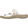 Skechers Women’s Reggae-Trailway Flip-Flop Sandals(Natural)