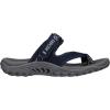 Skechers Women’s Reggae-Trailway Flip-Flop Sandals(Navy/Grey)