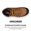 Skechers Womens Rotund Darragh Work Lace-Up Boot Safety Toe(Rust)