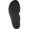 Skechers Women’s Rumble on-Sassier DayZ Wedge Sandal(Black/Black)