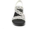 Skechers Women’s Rumble on-Sassier DayZ Wedge Sandal(White)