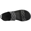 Skechers Women’s Rumble on-Sassy DayZ Wedge Sandal(Black)